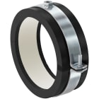 FISCHER - Collare in acciaio zincato FRSK 168-170 con guarnizione anti rumore, chiusura rapida e dado M8/M10 o M12/M16 per installazioni flessibili e sicure.