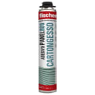 FISCHER - La schiuma per pannelli di cartongesso Panel800 incolla cartongesso e pannelli isolanti, corregge irregolarità fino a 2 cm, veloce e sicura.