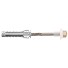 FISCHER - WB2 inox y per sanitari a pavimento: kit di fissaggio per montaggio rapido di WC e bidet con materiali anti-corrosione e installazione non passante.