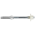 FISCHER - WD 100 kit per il fissaggio di lavabi e sanitari a parete con tassello SX plus e boccola in nylon che evita il contatto tra vite e ceramica.
