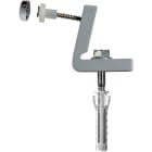 FISCHER - WB 5 N kit fissaggio WC e bidet sospesi: due tasselli SX Plus10, viti con rondella GVZ, angoli nylon, viti inox A2, tappi cromati.