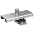 FISCHER - FASM1 M10/12: slitta per dilatazioni assiali tubazioni fino DN150. Corsa 100/150 mm, carico 3,0 kN. Zincata. FASM2 certificato resistenza al fuoco.