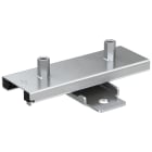 FISCHER - Slitta FASL FASL2 M8/10 per dilatazioni assiali tubi leggeri fino DN100, corsa max 100/120 mm, carico 1,5 kN, zincata per interni.