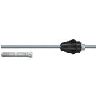 FISCHER - Kit Thermax M12-10 Klima: fissaggio distanziato per ETICS senza ponte termico, ideale per carichi pesanti su vari materiali con resina fischer.