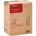 FISCHER - I tasselli fischer SX 6x30 s ecoricarica 200pz offrono supporto su calcestruzzo, mattoni e pietra naturale, garantendo fissaggi sicuri e permanenti.
