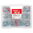 FISCHER - Kit valigetta SX Plus con tasselli e viti D5-6-8, 80 pezzi.