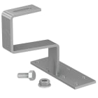 FISCHER - GT H150 A2 gancio tetto-tegole in acciaio inox per impianti fotovoltaici, base larga per facile collegamento, viteria inclusa.