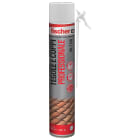 FISCHER - PU T 750 schiuma poliuretanica fischer per fissaggio tegole e coppi, aderisce a metalli, calcestruzzo, legno, riduce tempi e costi d'installazione.