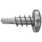FISCHER - Viti autoforanti in acciaio inox A2, testa stondata o esagonale, 3,5x9,5 PH.