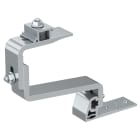 FISCHER - Ganci in alluminio RH 40-52 H AL per strutture fotovoltaiche su tegole, regolabili per spessori variabili, resistenti a neve e vento.