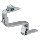 FISCHER - Ganci in alluminio RH 52-67 H AL per strutture fotovoltaiche su tegole con regolazioni per adattamento e resistenza a neve e vento.