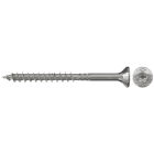 FISCHER - La vite fischer PowerFast FPF-ST 4,5x40 A2P in acciaio inossidabile con filettatura parziale e impronta torx è ideale per fissaggi in legno esterno.