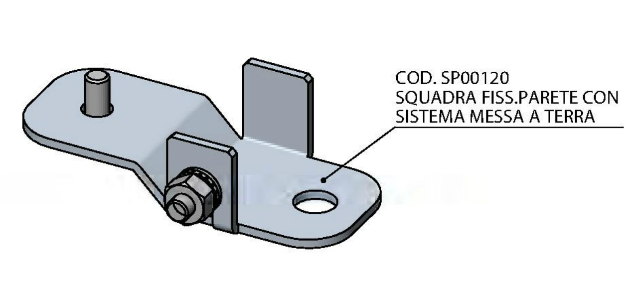 FLEXTEC - SQUADRETTA FISS. PARETE CON TERRA SP00120