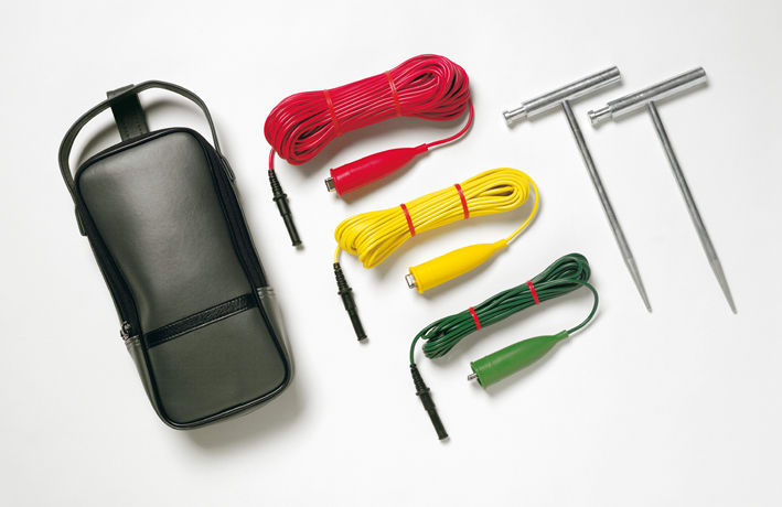 FLUKE - Fluke ES165X Kit di 2 picchetti, 3 bobine, pinze coccodrillo e borsa di trasporto (165x e 166x)