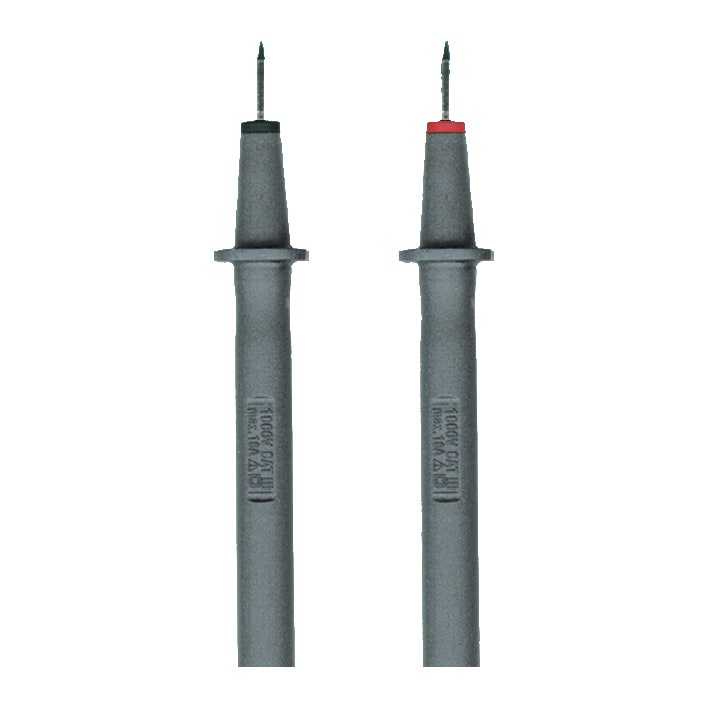 BEHA AMPROBE - 370004 PSK Set di 2 sonde di test, rossi/neri, 2 e 4 mm, CAT IV