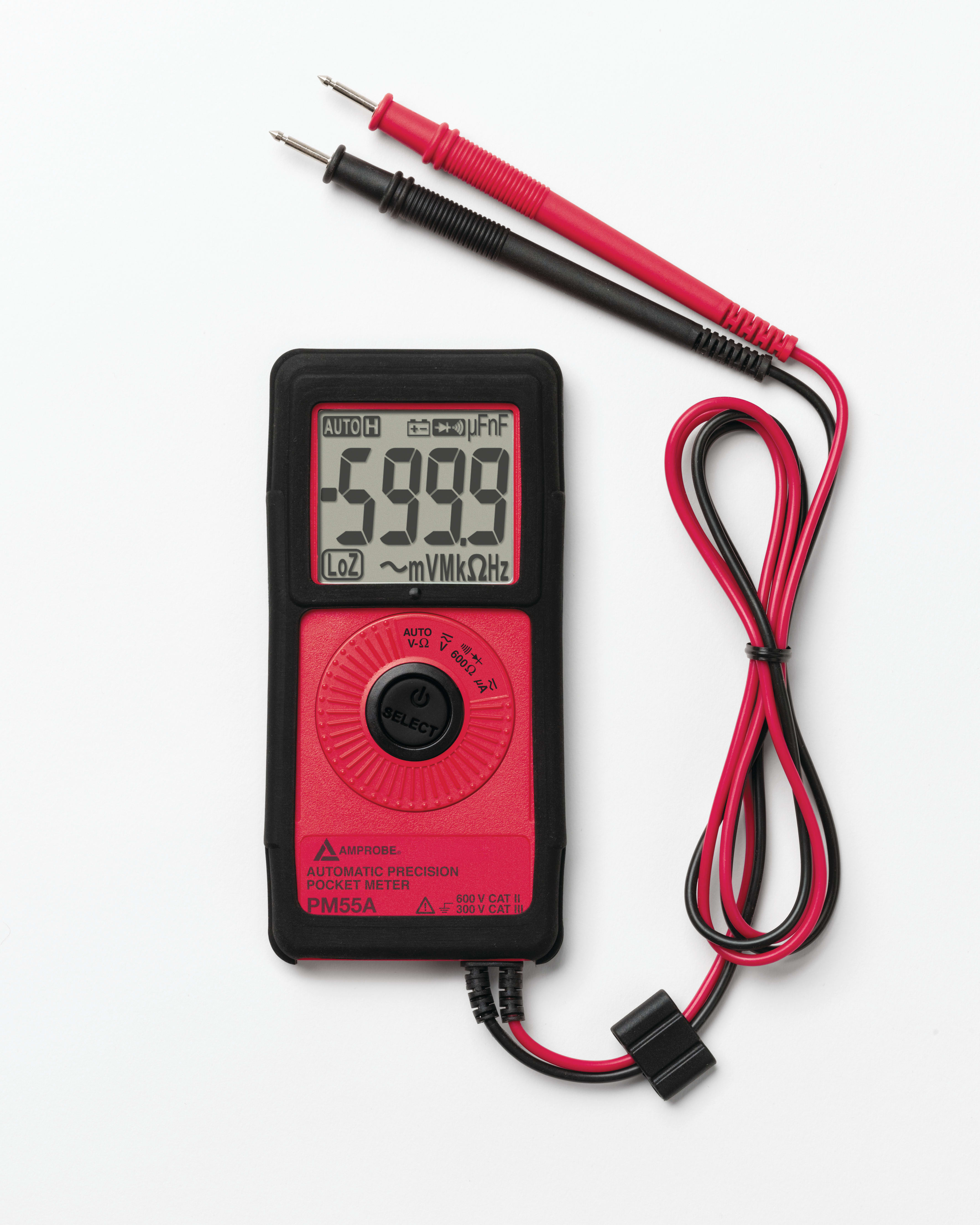 BEHA AMPROBE - PM55A Multimetro digitale tascabile, funzione di selezione automatica