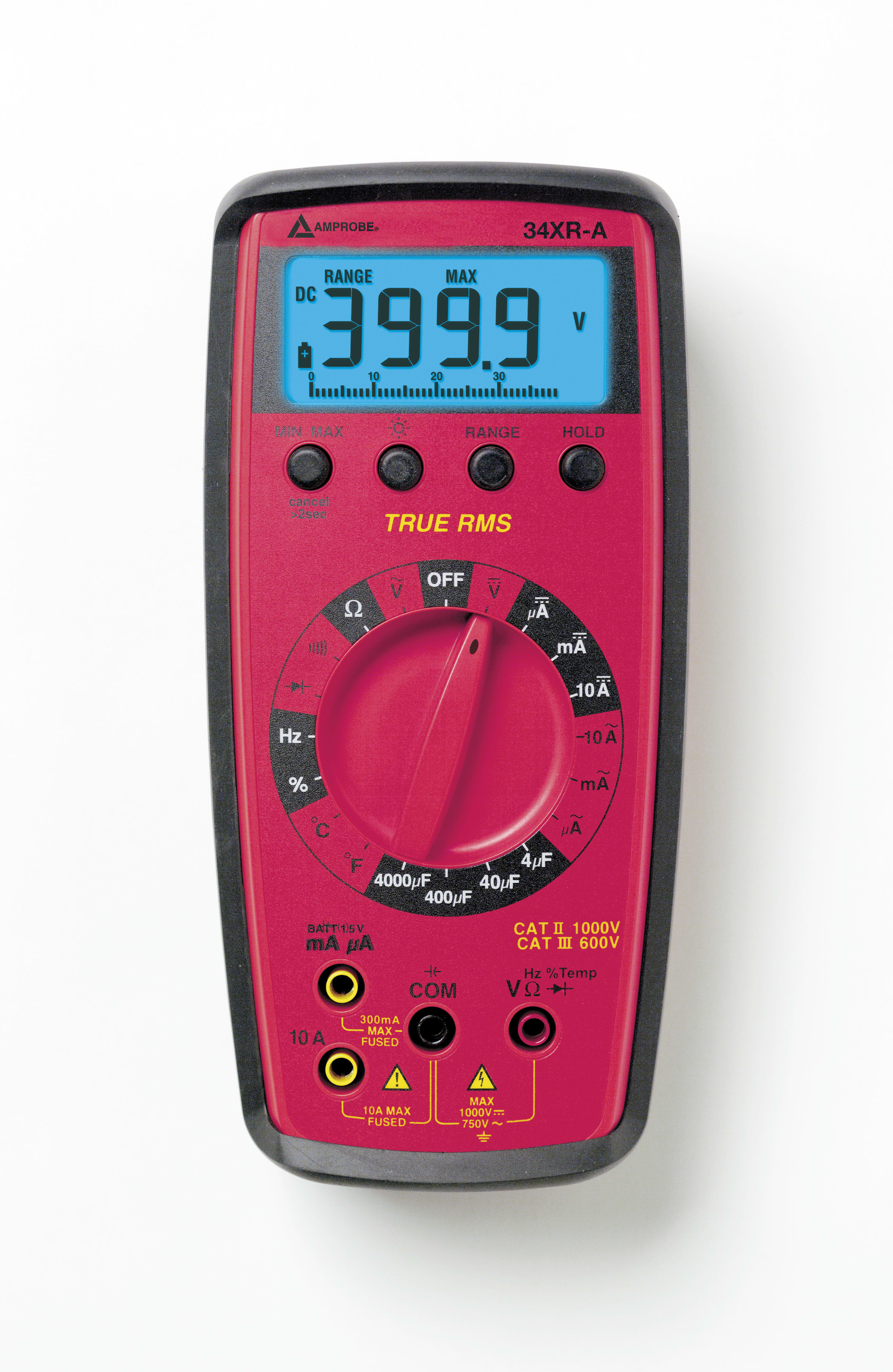 BEHA AMPROBE - 34XR-A Multimetro digitale professionale TRMS, temperatura, retroillum