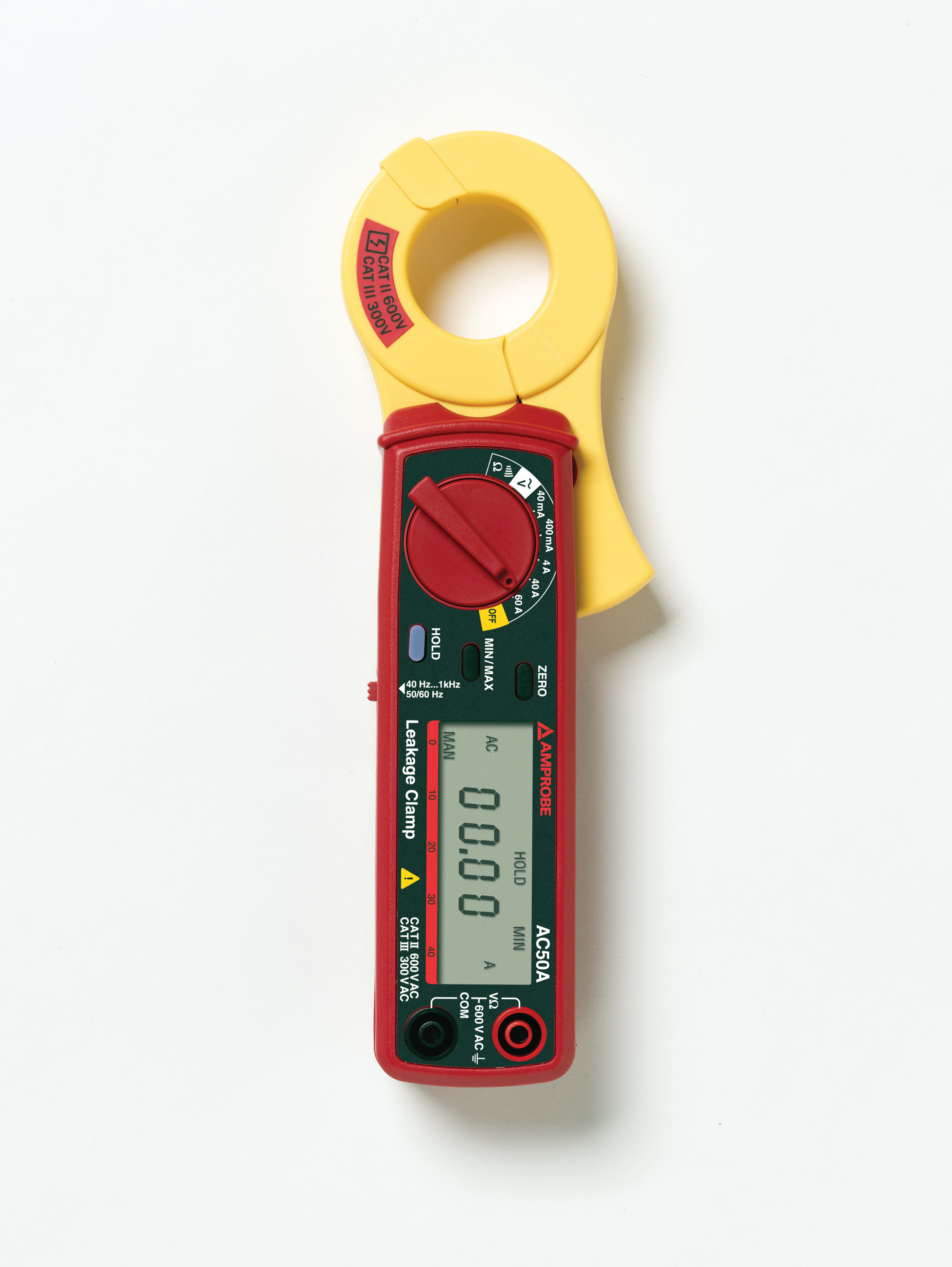 BEHA AMPROBE - AC50A-D Pinza amperometrica di dispersione AC, 60 A, apertura 30mm