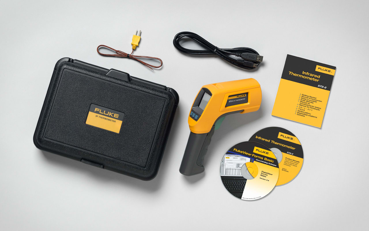 FLUKE - Fluke 572-2 Termometro a infrarossi -30 +900°C, D:S=60:1