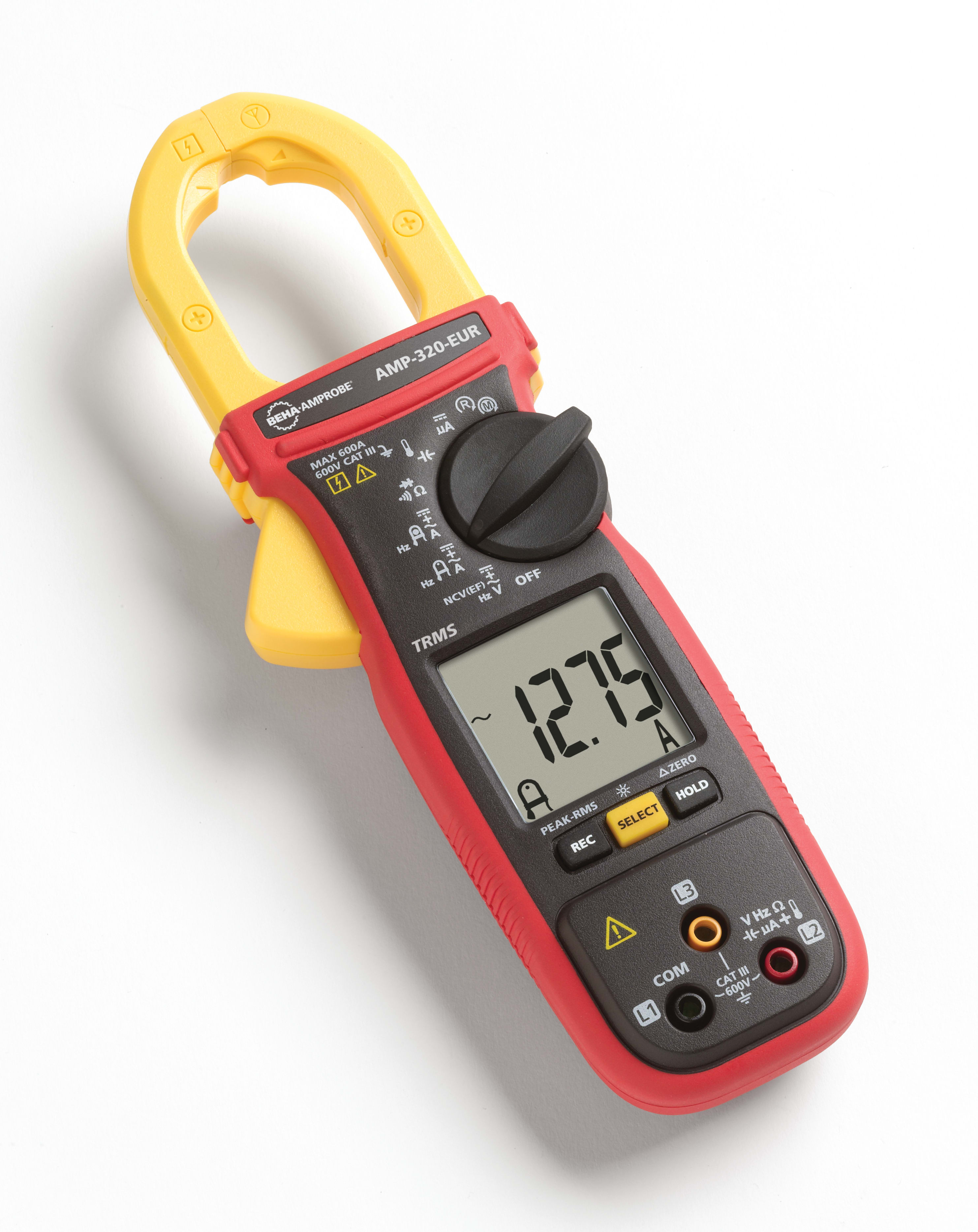 BEHA AMPROBE - AMP-320-EUR pinza amp AC/DC a TRMS, 600 A, test motore. 35mm