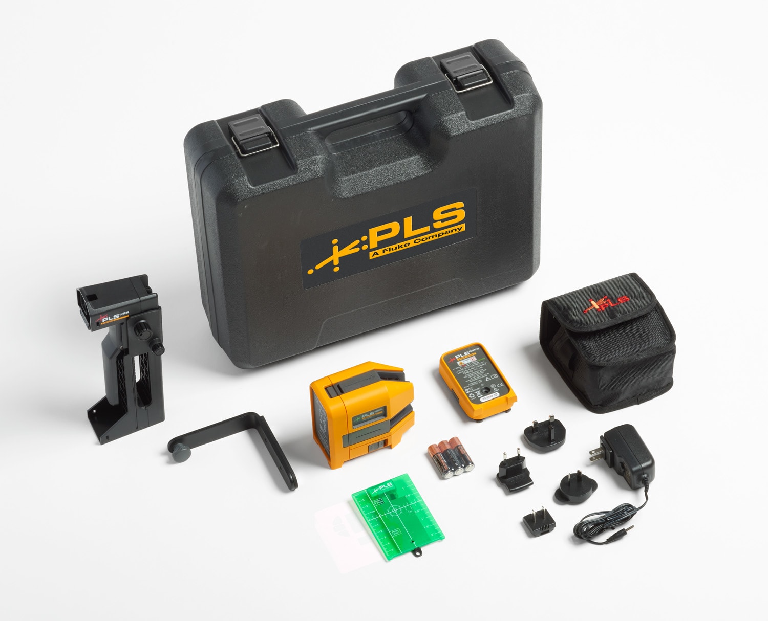 FLUKE - PLS 180G RBP KIT livella laser verde a linee incrociate con batterie ricaricabili