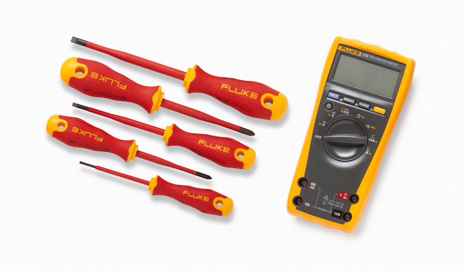 FLUKE - IB179M Multimetro digitale TRMS Fluke 179 + ISLS3 + ISLS5 + IPHS2 + IPHS1 + ISLS8