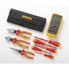 FLUKE - IB875K Multimetro industriale Fluke 87-5 + Starter kit con utensili manuali (5 cacciaviti isolati e 3 pinze isolate)