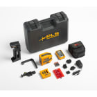 FLUKE - PLS 180R RBP SYS Sistema livella laser rosso a linee incrociate con batteria ricaricabile
