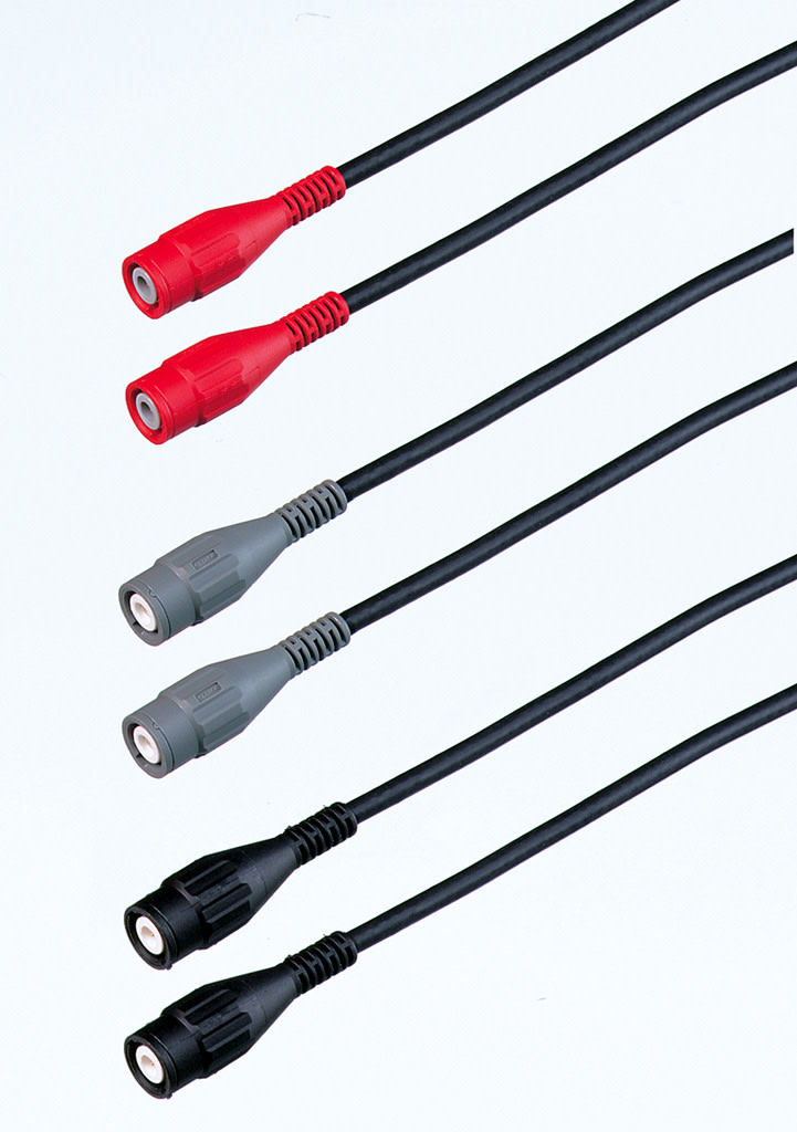 FLUKE - Fluke PM9091/001 Set di 3 cavi BNC femmina/BNC femmina, 50Ohm, L=1.5m, R+N+G