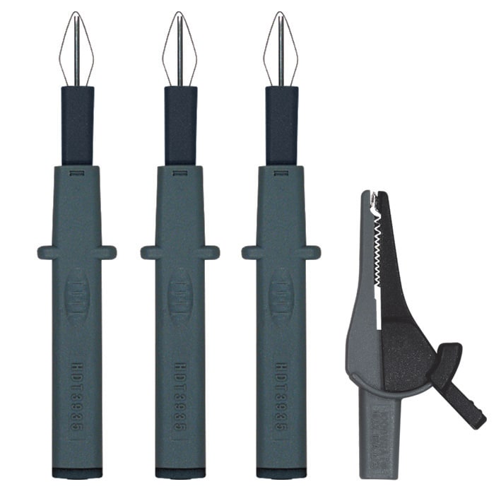 BEHA AMPROBE - 1324 Set di accessori UNIdreh, sonde, pinzette a coccodrillo, custodia