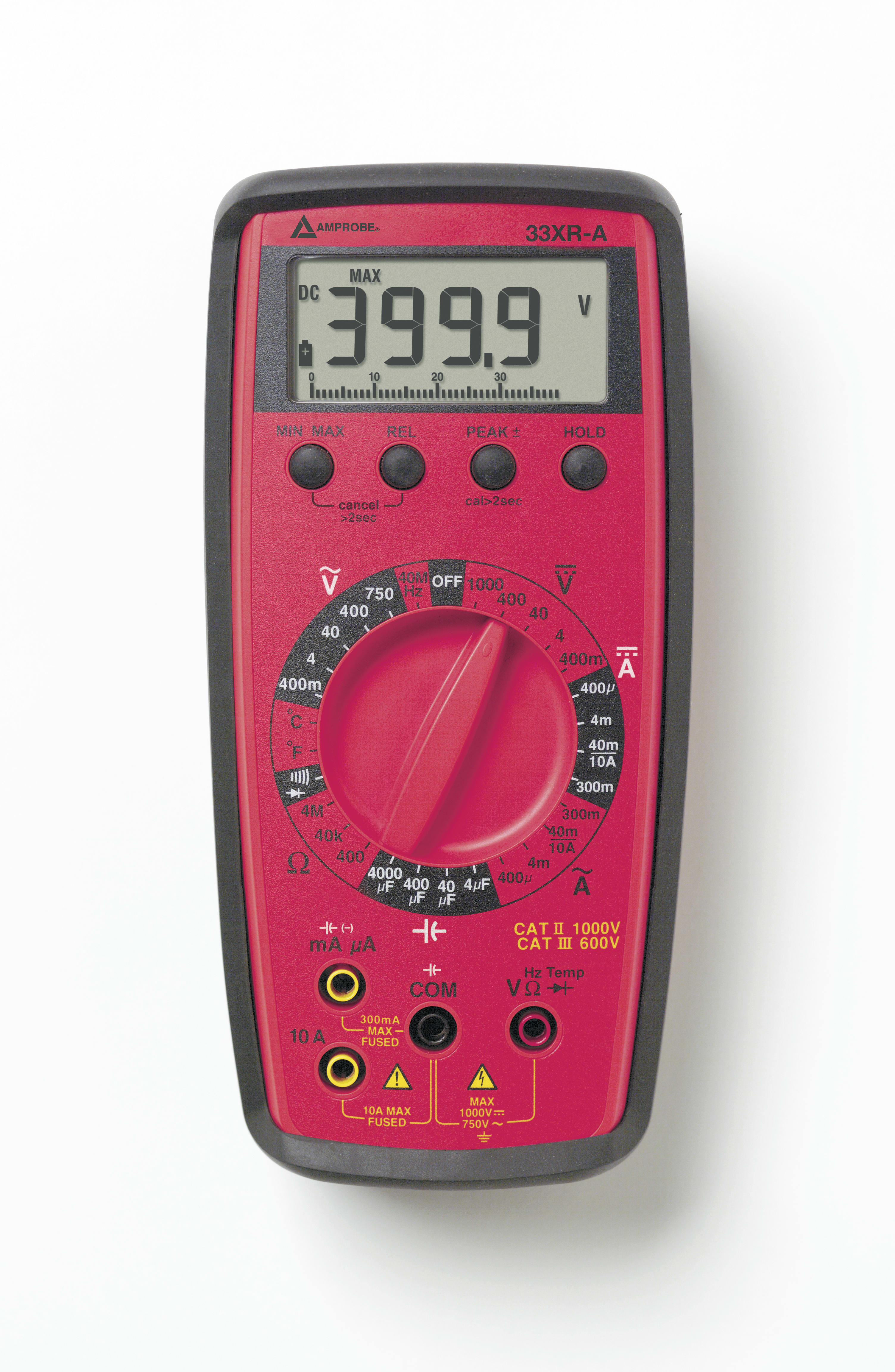 BEHA AMPROBE - 33XR-A Multimetro digitale professionale, misurazione di temp. e capac