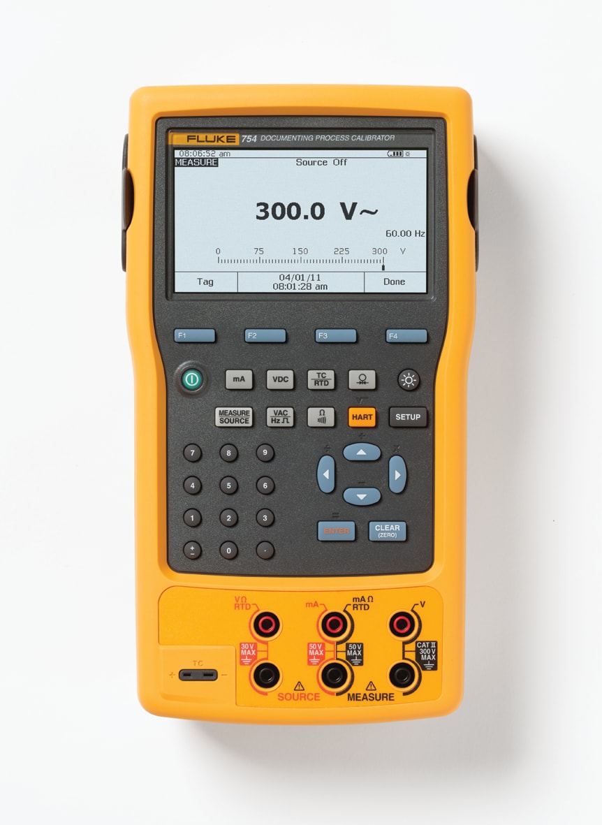 FLUKE - Fluke 754 Calibratore multifunzione loop, TcK, RTD e pressione (con moduli esterni), HART, con funzione report