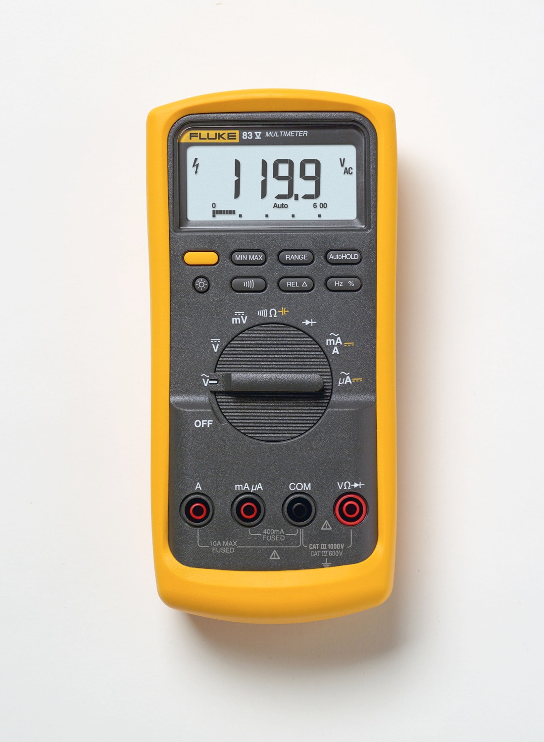 FLUKE - Fluke 83-5 Multimetro 1000V, 10A AC/DC, 6000pt, banda 5kHz, retroilluminazione