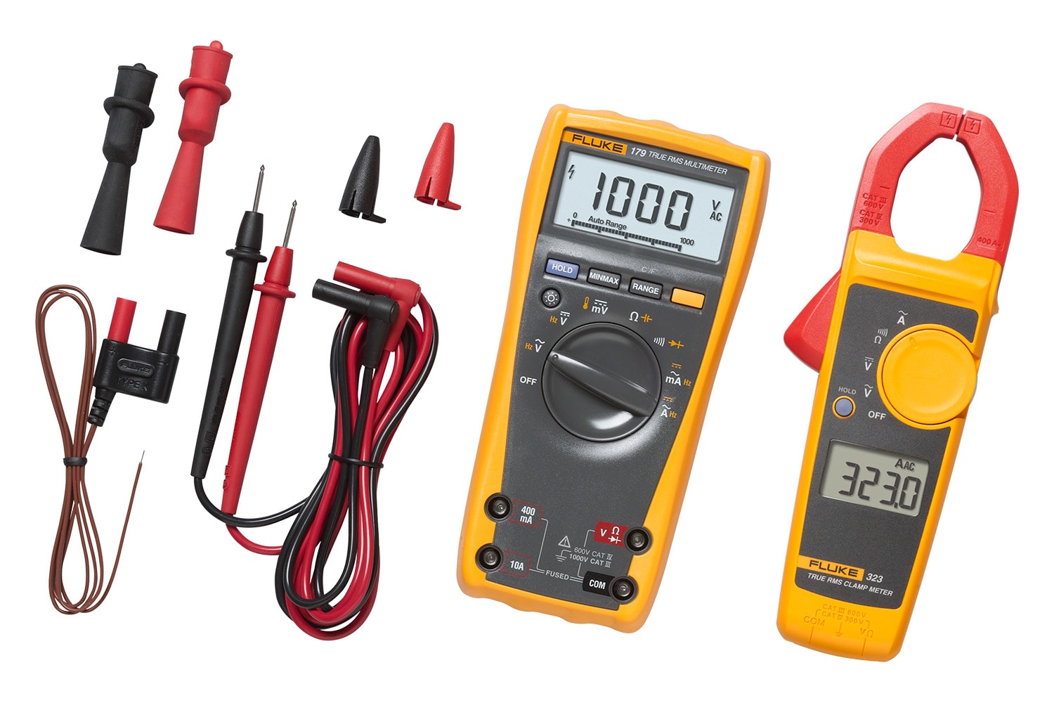 FLUKE - Fluke 179-2/IMSK Kit composto da Fluke 179, Fluke 323, 80BK-A, TL75, AC175