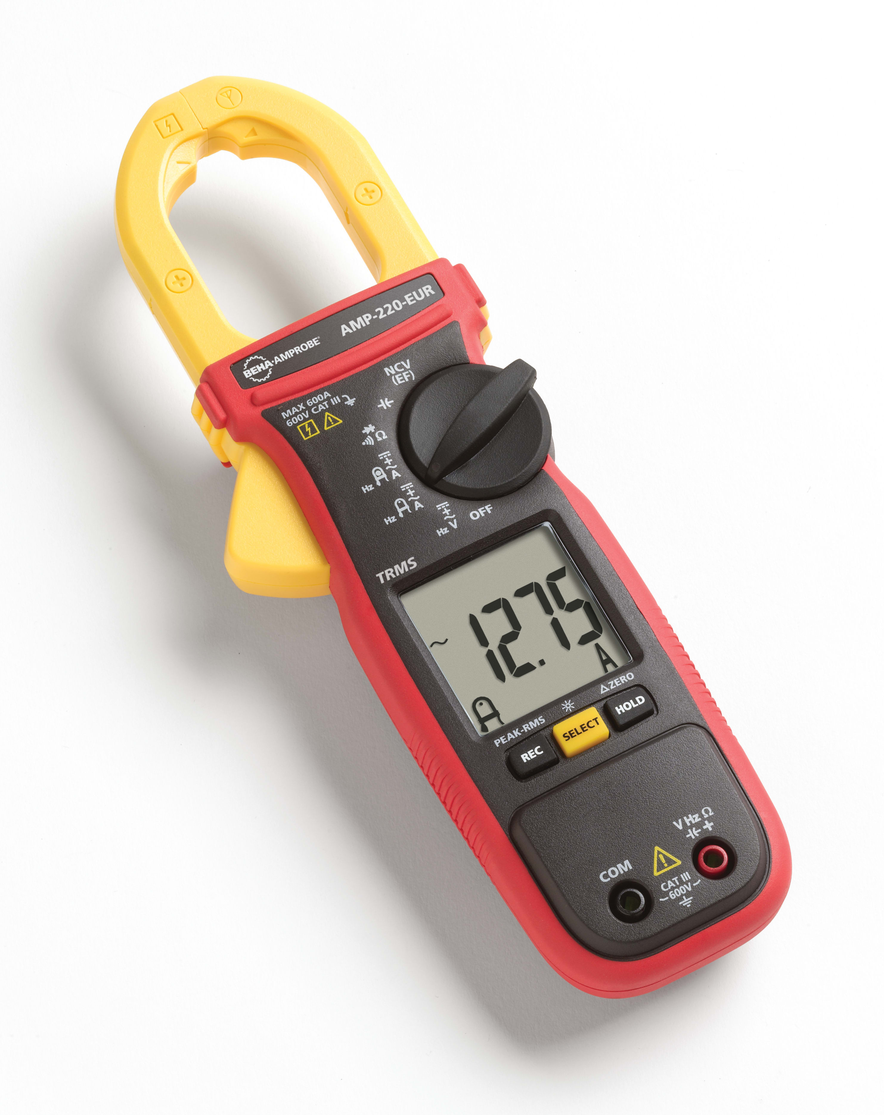 BEHA AMPROBE - AMP-220-EUR Pinze amperometriche AC/DC TRMS, 600 A, ganasce 35mm 4560596