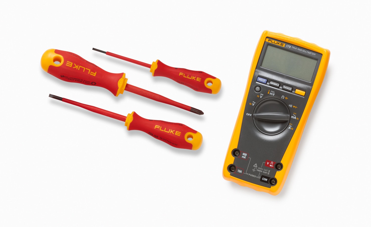 FLUKE - IB179L Multimetro digitale TRMS Fluke 179 + ISLS3 + ISLS5 + IPHS2