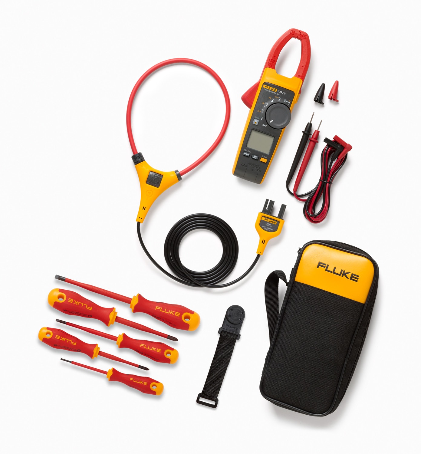 FLUKE - IB376M Multimetro a pinza Fluke 376 FC + ISLS3 + ISLS5 + IPHS2 + IPHS1 + ISLS8