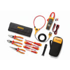 FLUKE - IB376K Multimetro a pinza Fluke 376 FC + Starter kit con utensili manuali isolati (5 cacciaviti isolati e 3 pinze isolate)