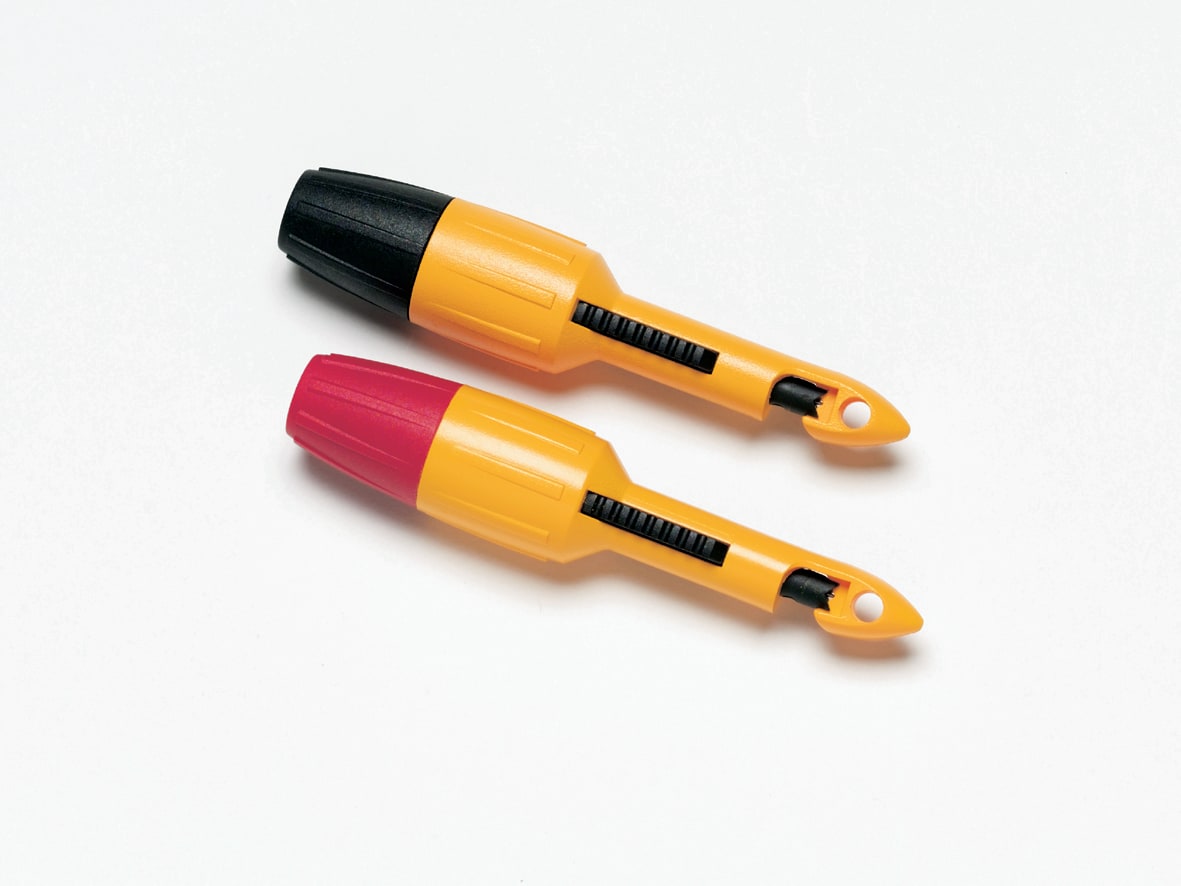 FLUKE - Fluke TP81 Coppia di pinzette per forature dell'isolante R+N con connettore banana