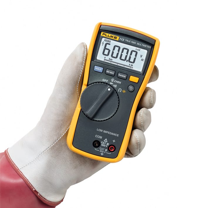 FLUKE - Fluke 113 Multimetro TRMS, 600V, AC/DC, 6000pt, VCHECK™