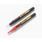 FLUKE - Fluke TP175E Coppia di puntali 2mm R+N con schermatura retrattile CAT II..IV e adattatore 4mm, no cavo