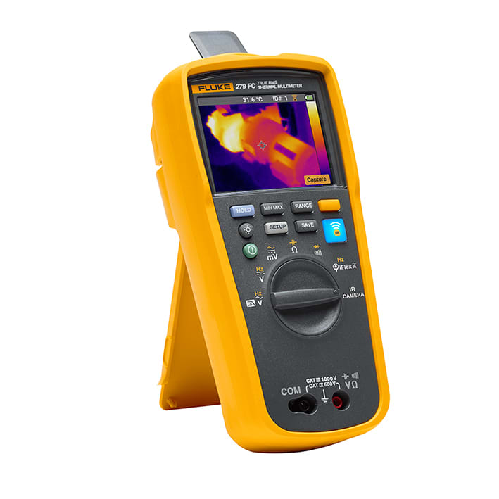 FLUKE - Fluke 279FC/IFLEX Multimetro TRMS 1000V, 400mA AC/DC, 6000pt, con sensore termografico e iFlex 2500A AC/DC 4684050