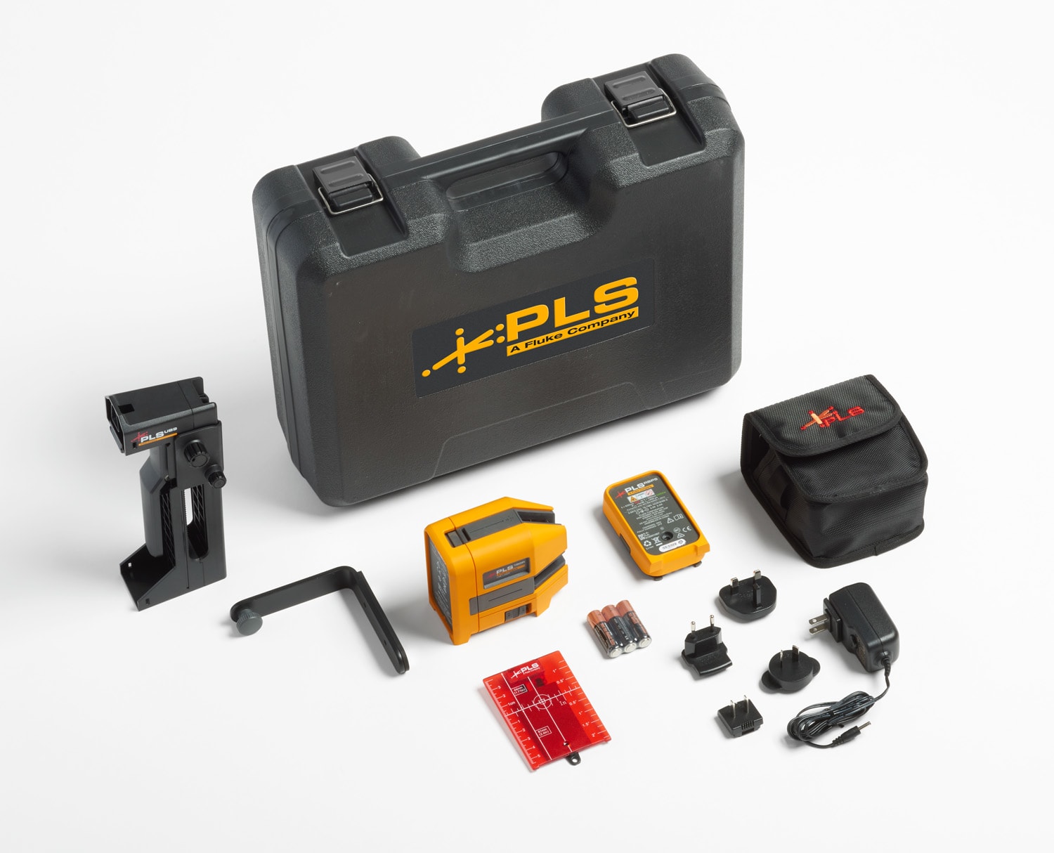 FLUKE - PLS 180R RBP KIT livella laser rosso a linee incrociate con batteria ricaricabile