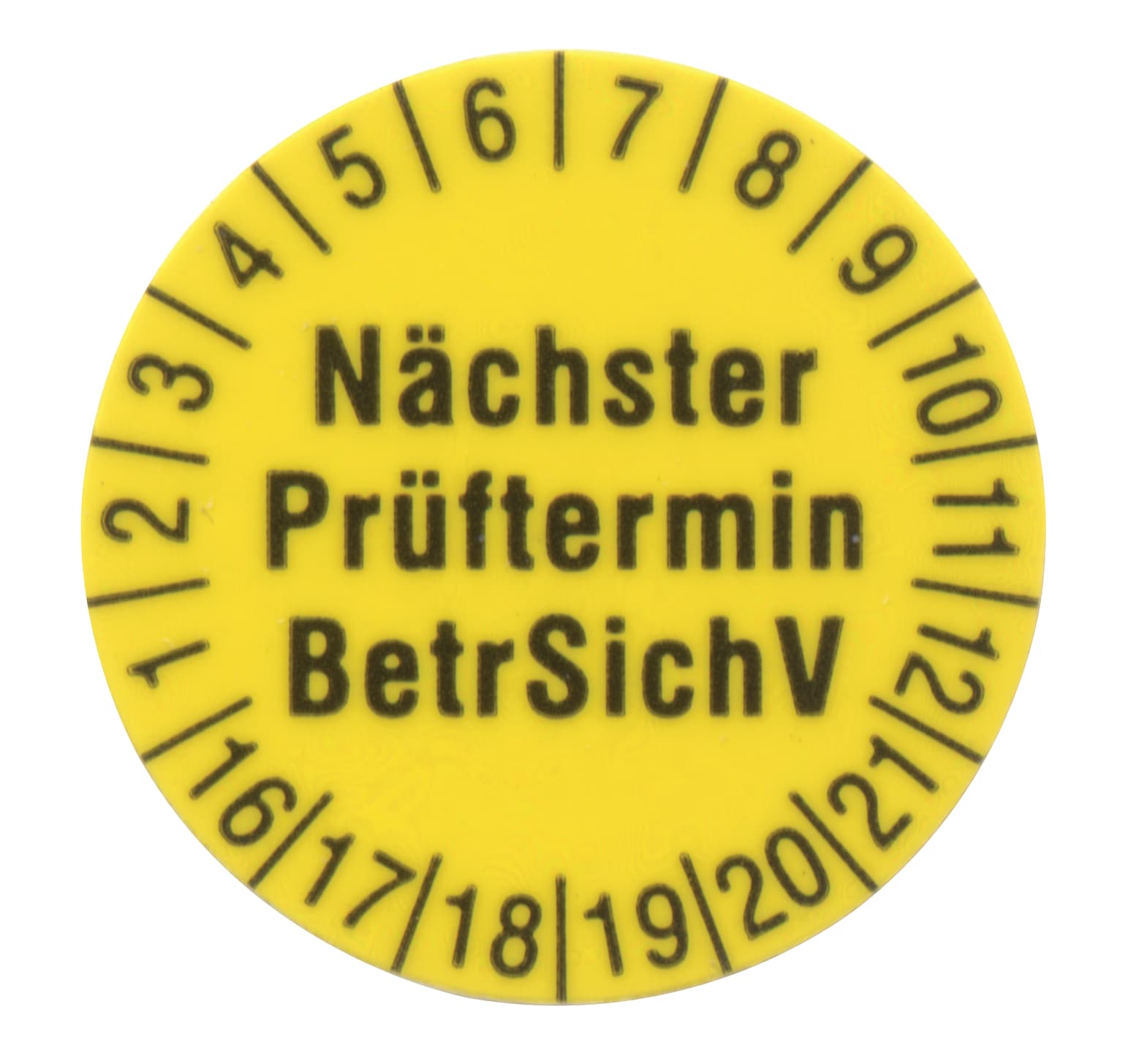 BEHA AMPROBE - 1238D Etichette di test Ø 15 mm, 250 pezzi, giallo