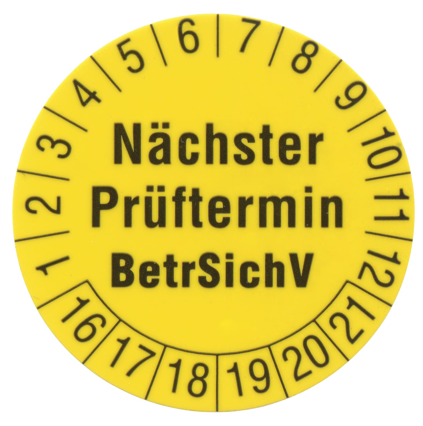 BEHA AMPROBE - 1239D Etichette di test Ø 30 mm, 250 pezzi, giallo