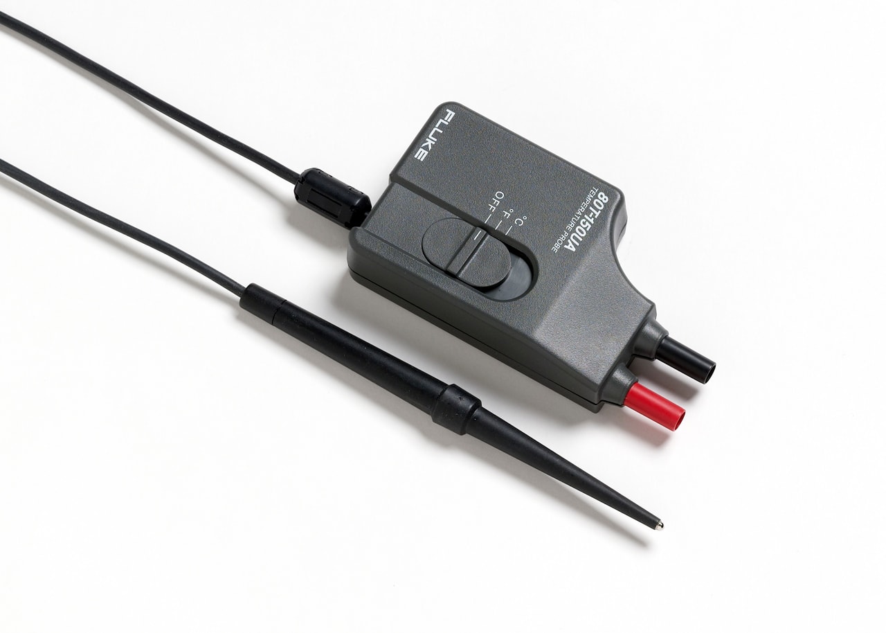 FLUKE - Fluke 80T-150UA Termocoppia per multimetri generici, -50 +150°C, uscita 1mV/°C, banana