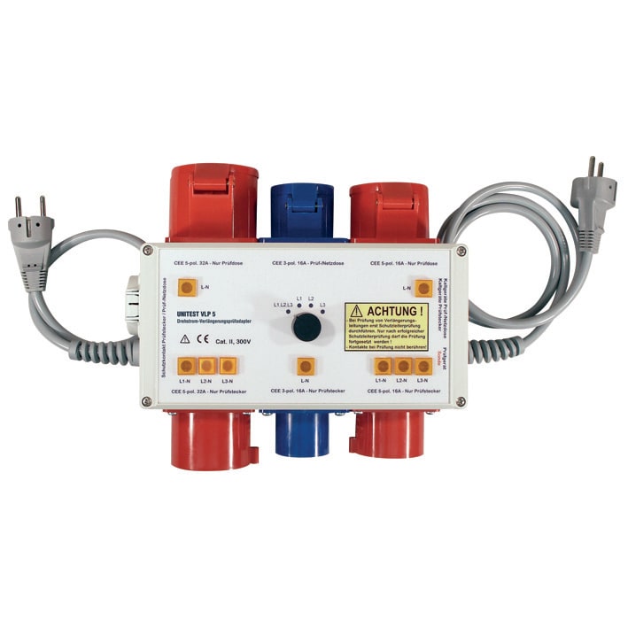 BEHA AMPROBE - 1343D VLP5 Adattatore di test trifase 16 A 3 poli, 16/32 A CEE 5 poli