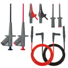 BEHA AMPROBE - 370001 Set di puntali per elettricista, 2, 6, 16 A, rosso/nero, 4 mm