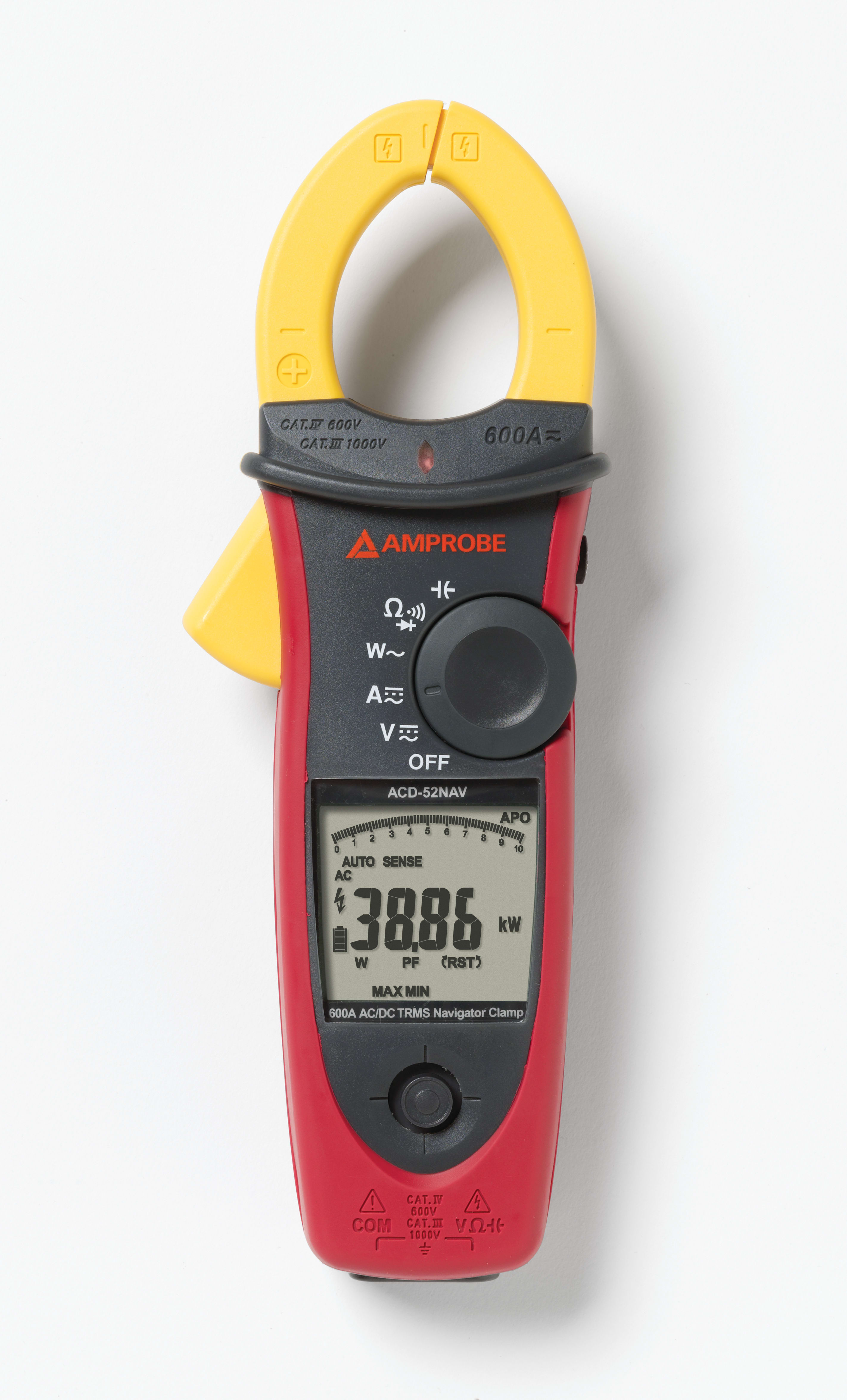 BEHA AMPROBE - ACDC-52NAV Pinza amperometrica di potenza AC/DC TRMS Nav