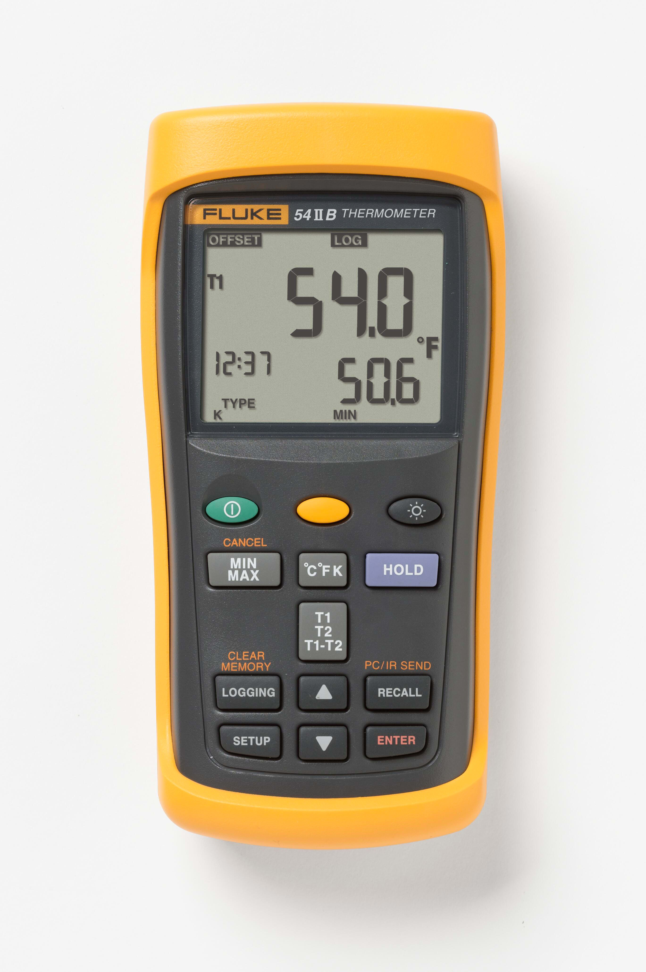 FLUKE - Fluke 54-2 B 60Hz Termometro a contatto, 2ch termocoppie, con datalogger